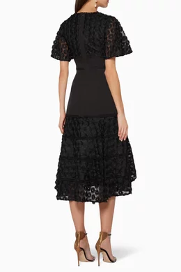 chinese dress ladies Baltic Born Womens Clarisa Lace Midi Dress | Vintage Cream