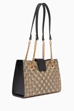 Gucci padlock small gg bees shoulder bag shop