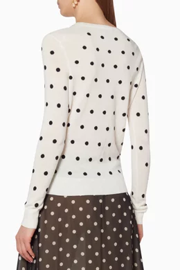 Theory polka dot sweater discount