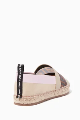 Buy Fendi White Canvas Tech Mesh Espadrilles For Women Online Ounass Oman