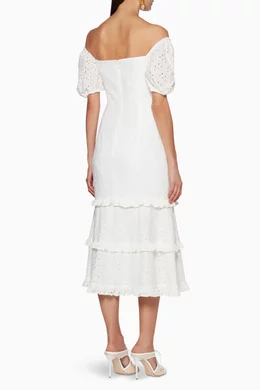 Buy Keepsake The Label White Higher Lace Dress For Women Online | Ounass  Oman