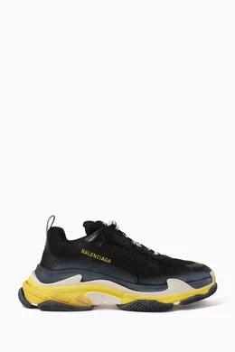 Triple s black yellow cheap
