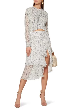 Sir the label posey ruffle gown on sale
