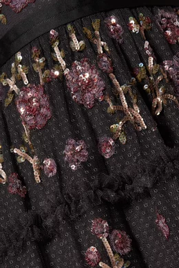 Needle and thread carnation sequin gown 2025
