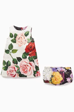 open lace back dress Tulip Rose Linen Women's Midi Events Dress in Pink Floral