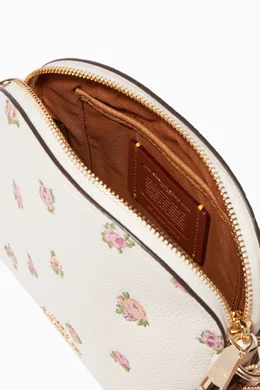 Buy Coach White Floral Print Farrow Crossbody Bag For Women Online Ounass Oman
