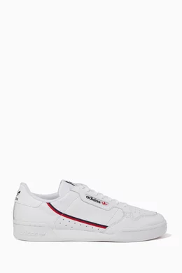 Buy adidas White Continental 80 Leather Sneakers For Men Online