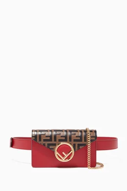 Red fendi belt bag new arrivals