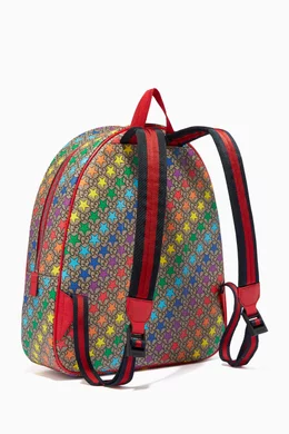 Buy Gucci Brown Rainbow Star Print Backpack For Kids Online Ounass Oman