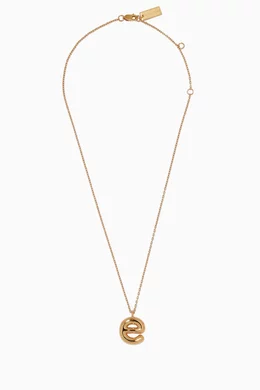 Buy Marc Jacobs Gold Gold-Plated Redux Grunge E Pendant For