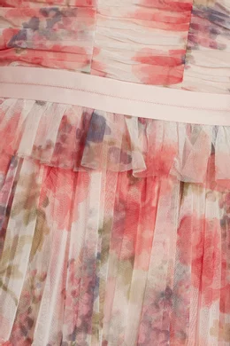 Buy Needle Thread Multicolour Titania Rose Tulle Gown For Women Online Ounass Oman