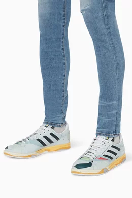adidas gazelle silver green womens Handball Spezial 'Grey Two' Sneakers