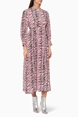 Rixo pink tiger emma dress store