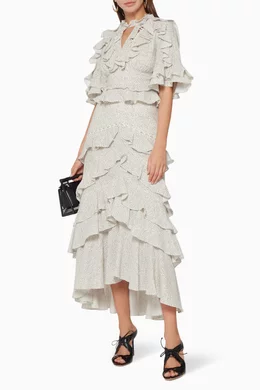Buy Acler Color Wickham Frilled Top For Women Online Ounass Oman