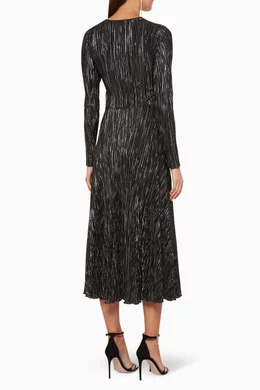 rotate number 7 pleated dress ROTATE Birger Christensen Women's Pink Number 7 Pleat Dress Size 10