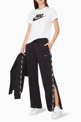 Buy Nike Black Logo Tape Slit Track Pants For Women Online Ounass Oman