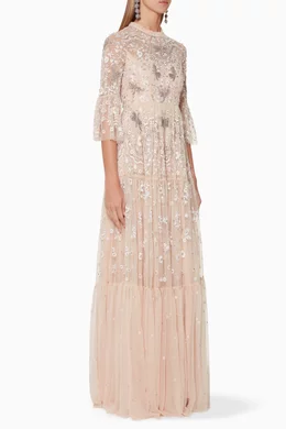 dragonfly maxi dress needle and thread Needle &amp; Thread + Dragonfly Garden Maxi Dress
