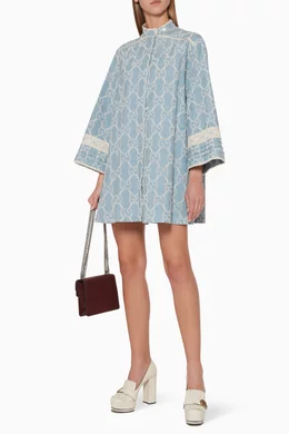 white christmas dresses Georgina Denim Mini Dress