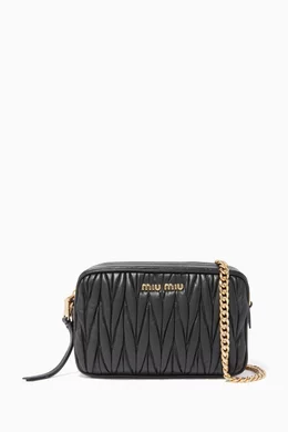 Miu miu black crossbody bag store