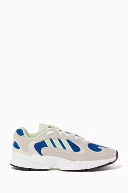 Buy adidas Grey Yung-1 Suede & Mesh Sneakers For Men Online | Ounass Oman