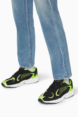 Buy adidas Black Yung-1 Suede Mesh Sneakers For Men Online