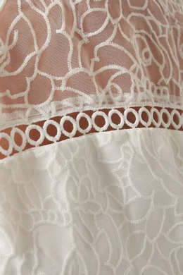 keepsake awaken lace midi dress Zimmermann Awaken Lace Trim Dress