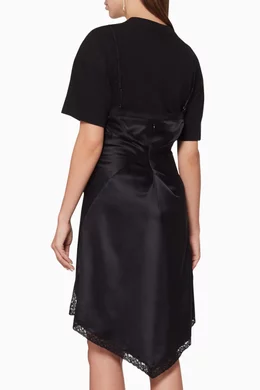 alexander wang t shirt slip dress Alexander Wang T Shirt Hybrid Slip Dress in Pink Floral