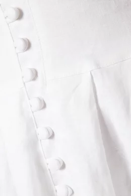 joslin marion linen maxi dress Buy Joslin White Marion Linen Maxi Dress For Women Online