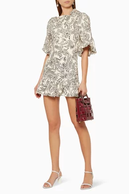 shona joy backless mini dress Shona Joy Bleue Open Back Strap Mini Dress – Restitched main image 1