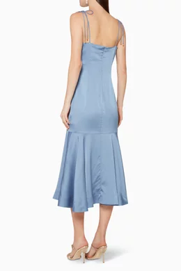 keepsake resound midi dress New Keepsake Women's Resound Midi Dress sz Large