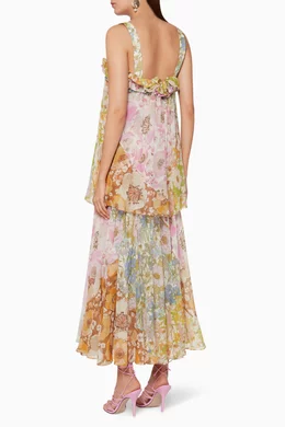 chinese dress ladies Zimmermann Super Eight Midi Dress – Rent with Iz main image 0