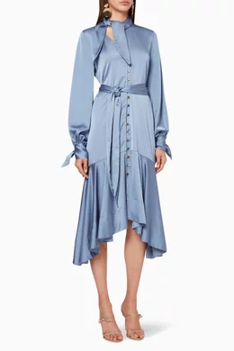 keepsake ironic midi dress Buy Keepsake The Label Blue Ironic Midi Dress For Women Online