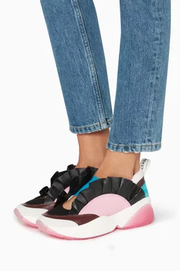Buy Emilio Pucci Color Ruffle Leather Sneakers Online for Women Ounass Oman