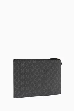 Buy Gucci Black Bestiary Kingsnake GG Canvas Pouch For Men Online Ounass Oman