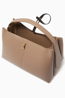 Buy Wandler Grey Mini Ava Tote Bag in Leather For Women Online Ounass Oman