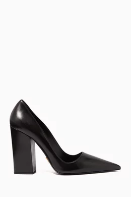 Prada chunky heels best sale