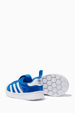 Buy adidas Blue Superstar 360 Sneakers For Baby Boys Online | Ounass Oman