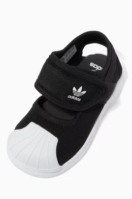 Buy adidas Black Superstar 360 Sandals in Mesh For Boys Online | Ounass Oman