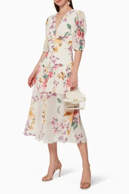 Buy Keepsake The Label White About Us Midi Dress For Women Online | Ounass  Oman
