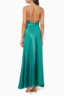 green emerald velvet dress Keepsake Dress  Bettie Monroe