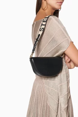 Buy Stella McCartney Black Mini Marlee Perforated Logo Bag For Women Online Ounass Oman
