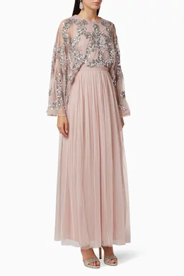 sachin and babi light blue dress Erdem : Maya Rose Embroidered Organza dress