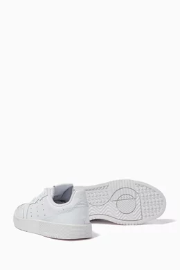 Buy adidas White Supercourt Leather Sneakers For Boys Online