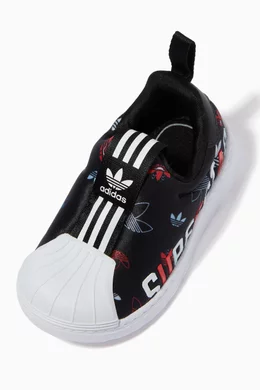 Buy adidas Black Superstar 360 X Sneakers in Mesh For Boys Online | Ounass  Oman