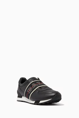 Buy Bally Black Gabryel Calf Leather Sneakers For Men Online  display picture 2