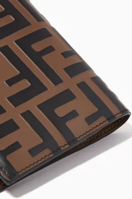Buy Fendi Brown F is Fendi Passport Cover in Leather For Women Online Ounass Oman