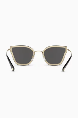 Valentino • Crystal Studded Butterfly Sunglasses Valentino • Crystal Studded Butterfly Sunglasses main image 4