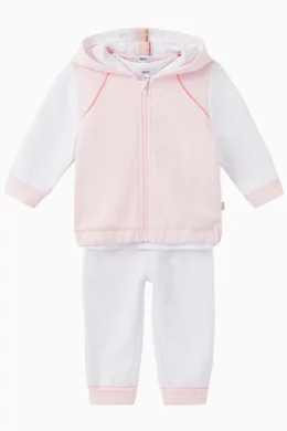 Tracksuit Set Hugo Boss Baby Girl Tracksuit Buy BOSS Kidswear Pink