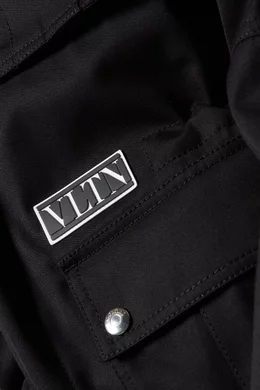 Vltn leather jacket cheap