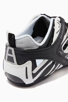 Buy Balenciaga Grey Drive Sneakers in Technical Fabric & Nylon 